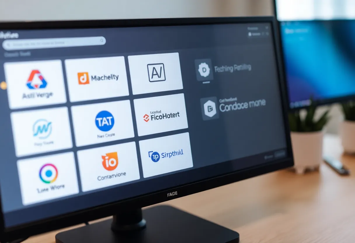 Modern SaaS and indie tool dashboards on screen