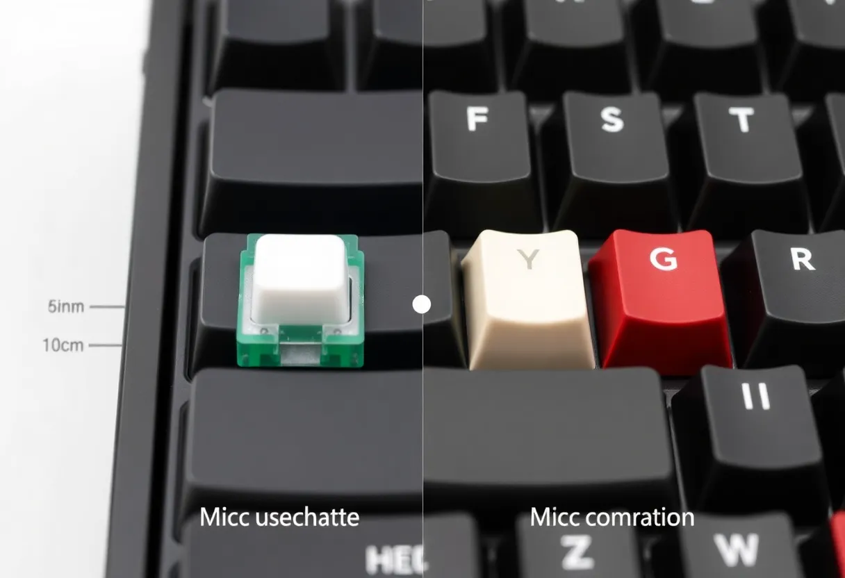 Keyboard switch types comparison, mechanical vs membrane