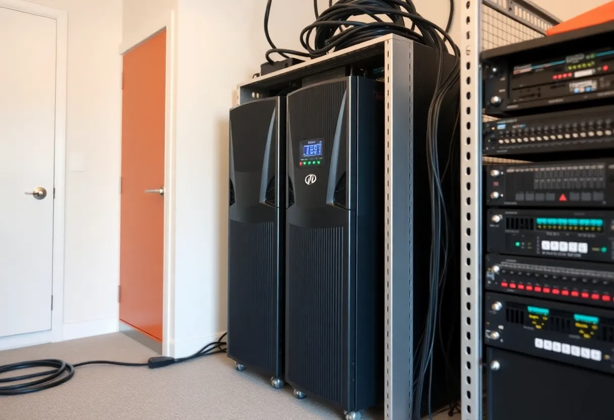 UPS and network equipment in a home lab