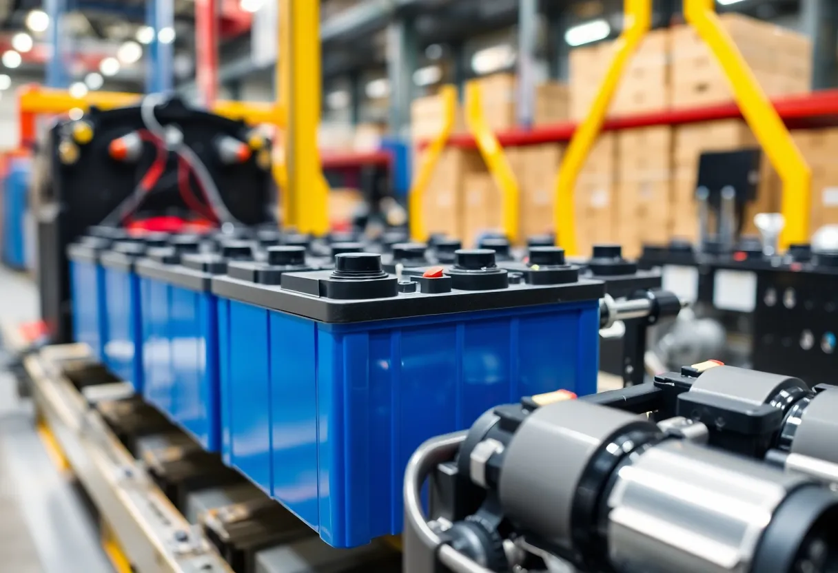 Electric vehicle battery and magnet assembly, supply chain