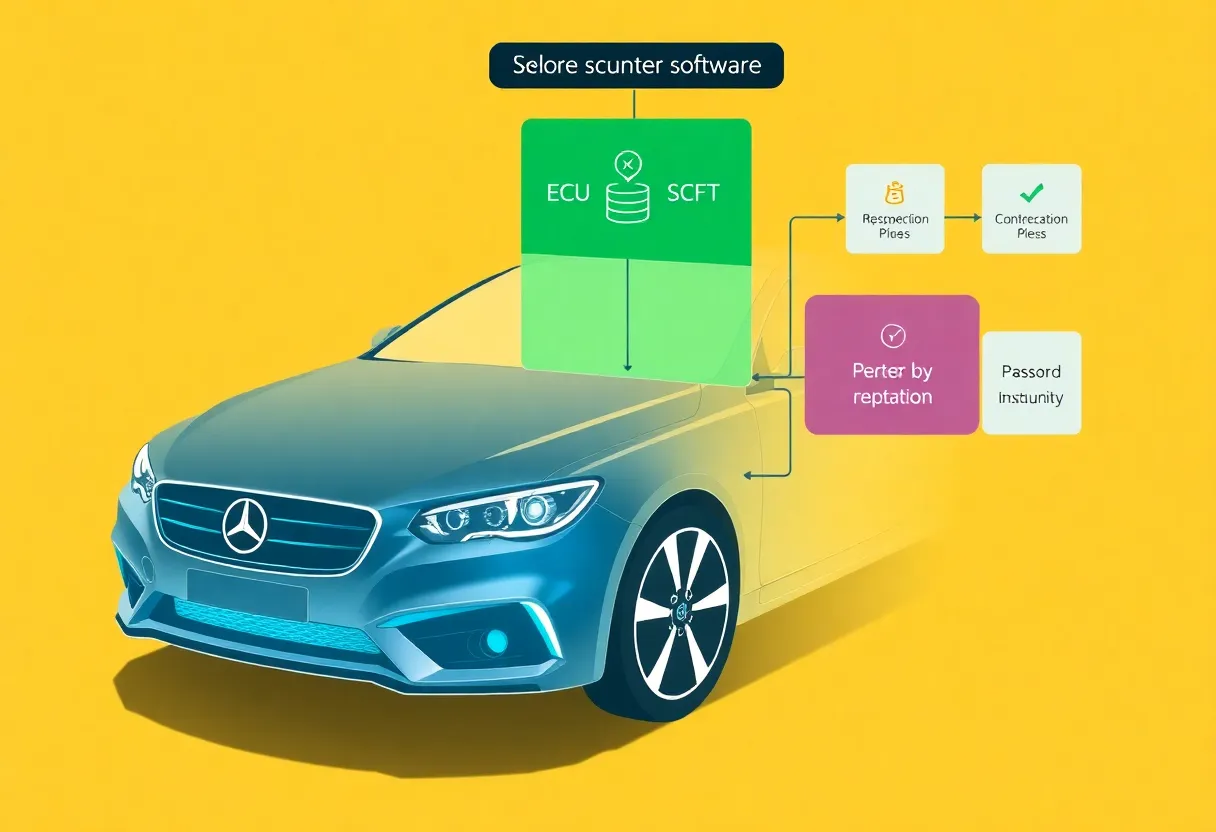 Vehicle software and secure update pipeline concept