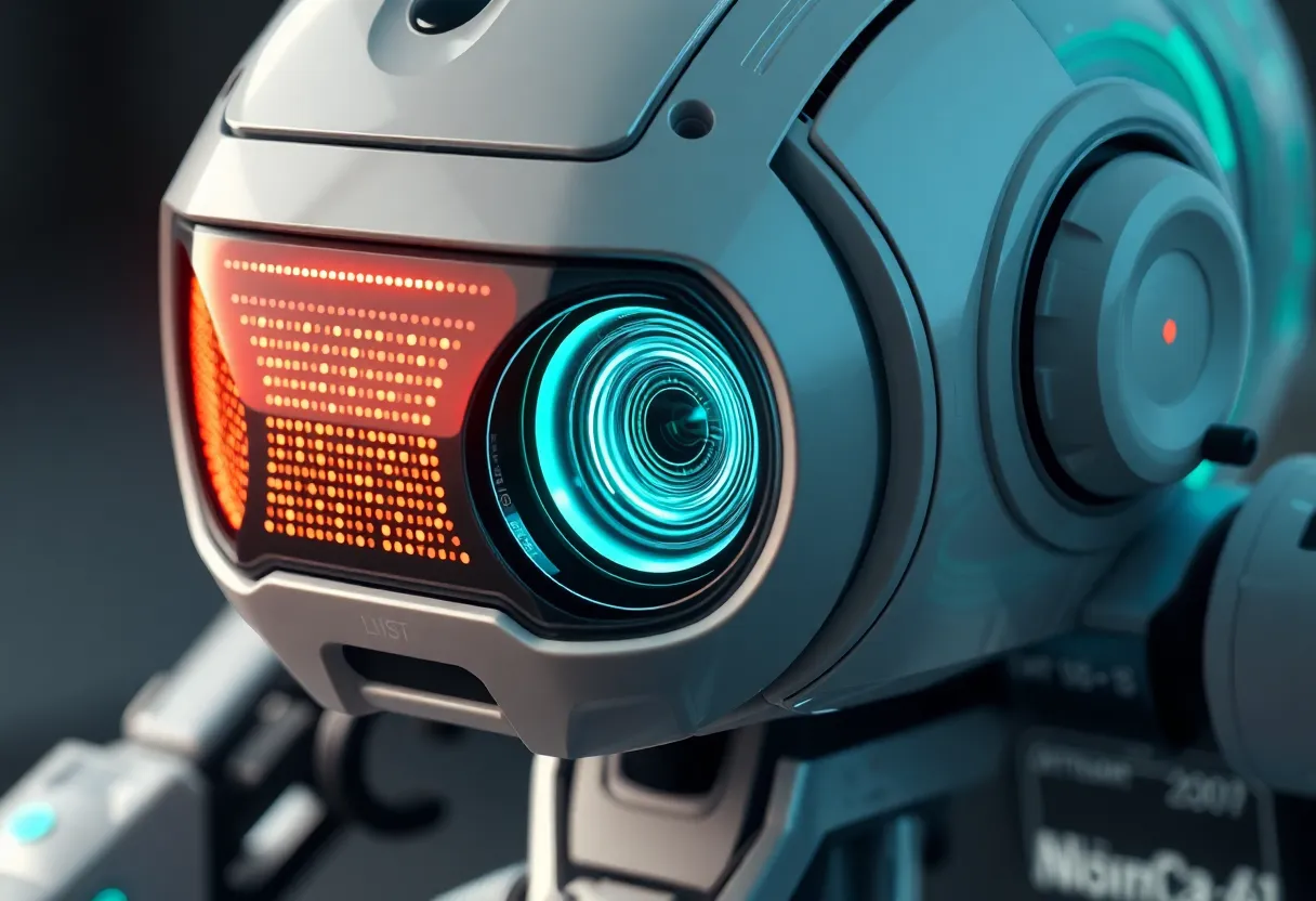 Robot vacuum lidar sensor close-up showing mapping technology