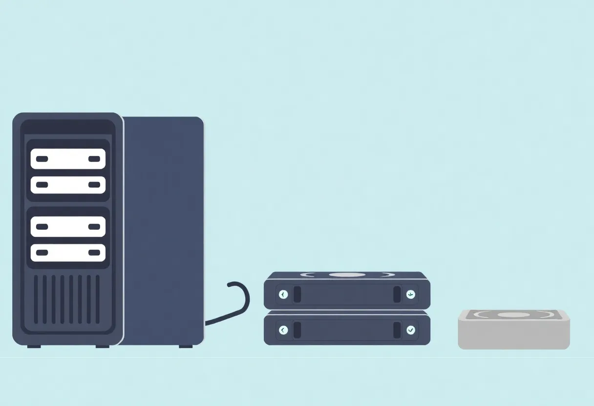 NAS and local backup server