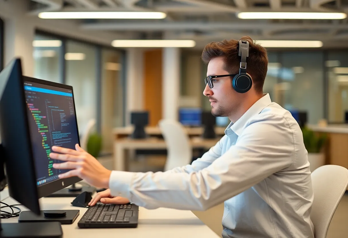 Data analyst at computer learning programming