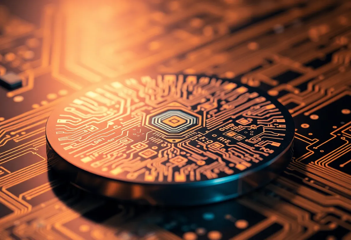 Advanced semiconductor wafer with circuit patterns