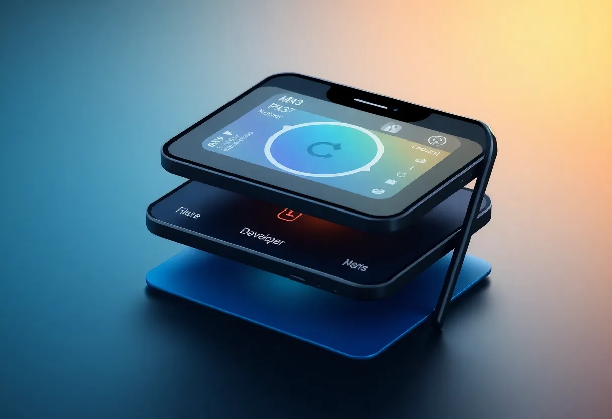 Smartphone software stack layers