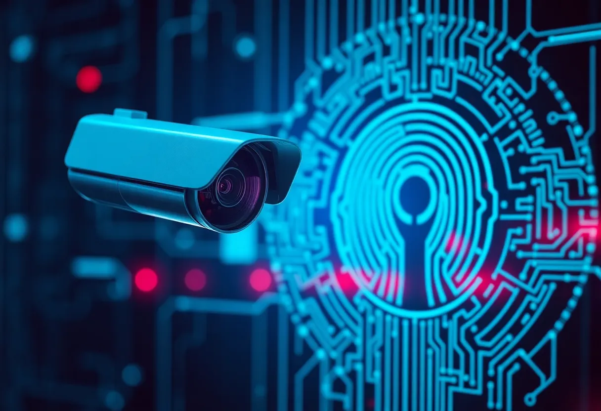 Biometric data storage and surveillance concept