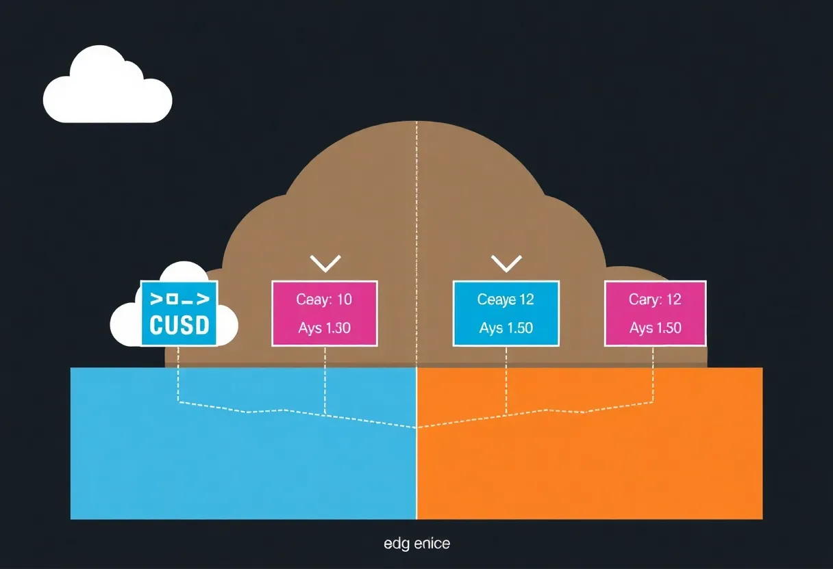 Cloud data center vs edge device, latency and distributed systems