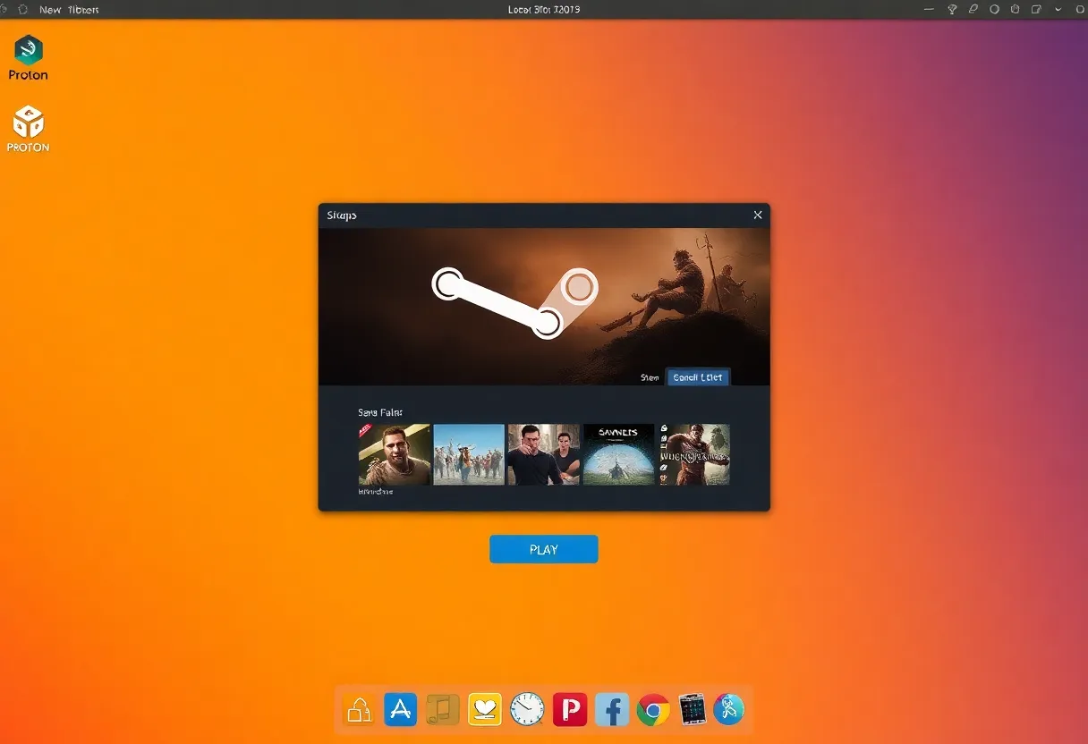 Steam Proton gaming on Linux desktop
