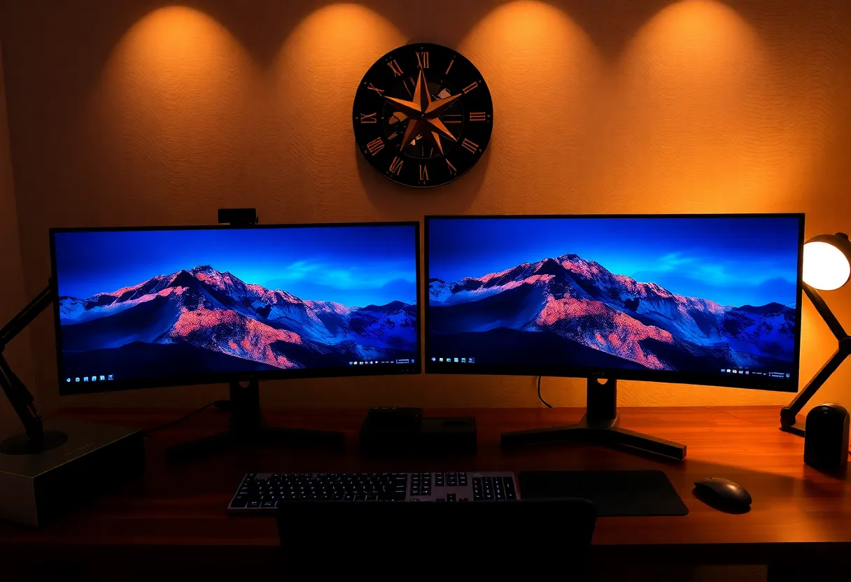 Dual monitor vs single ultrawide desk setup comparison
