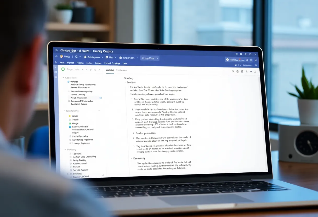 Linked notes and knowledge graph on screen in a PKM workspace.