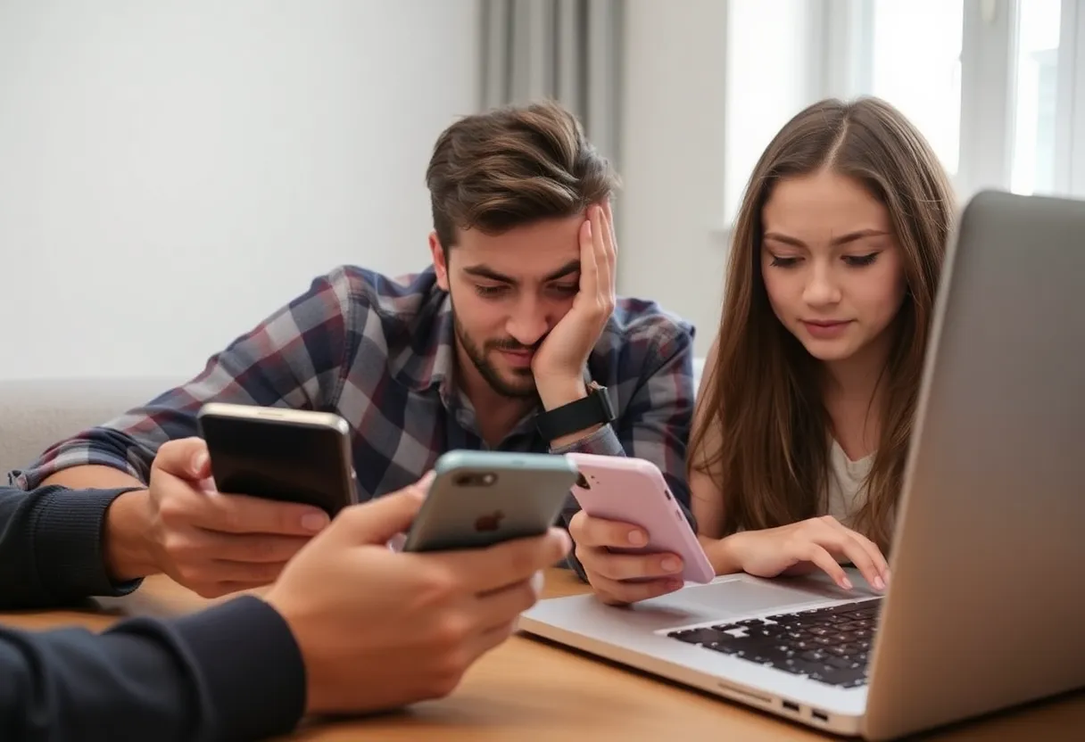 Multiple devices attempting cross-platform file transfer