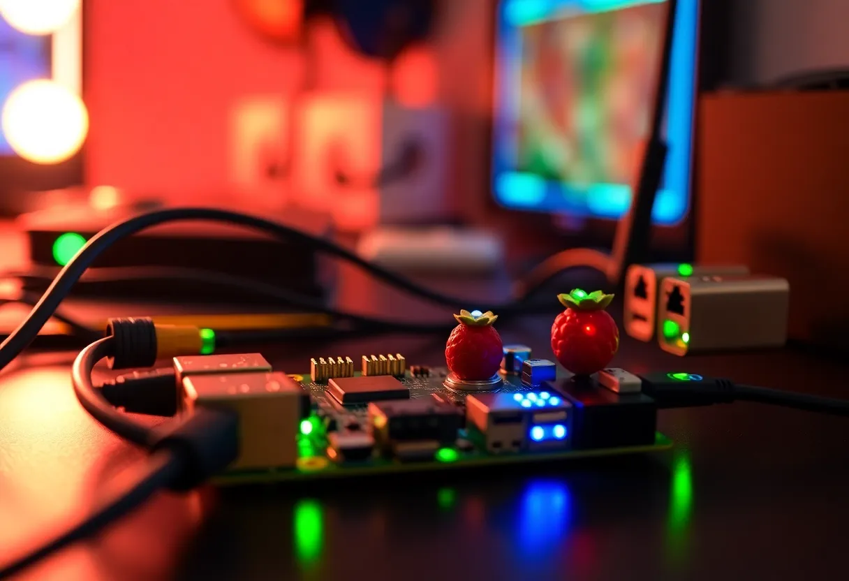 Homelab DNS setup with network cables