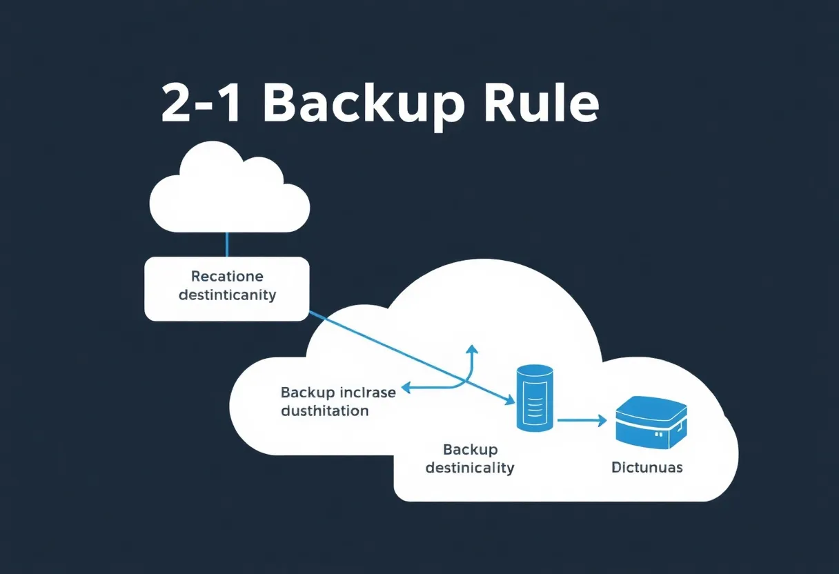 Backup strategy diagram and checklist