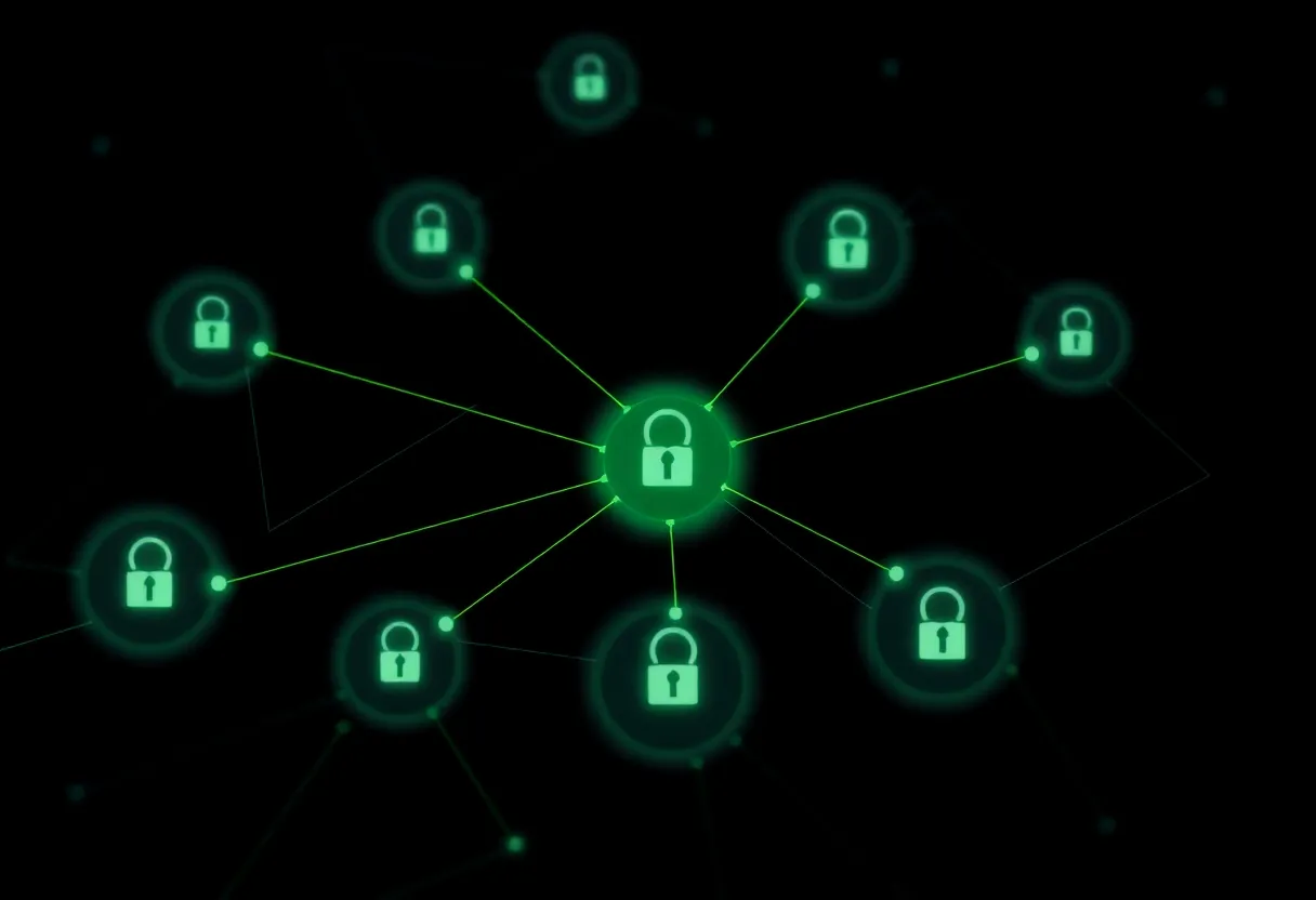 Abstract network topology with secure tunnels