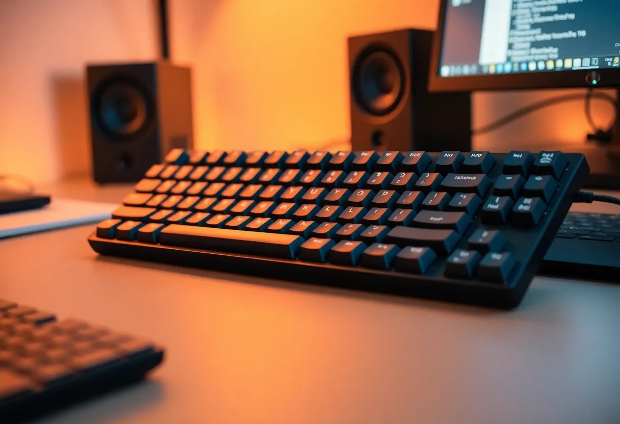 Mechanical keyboard with alternative layout