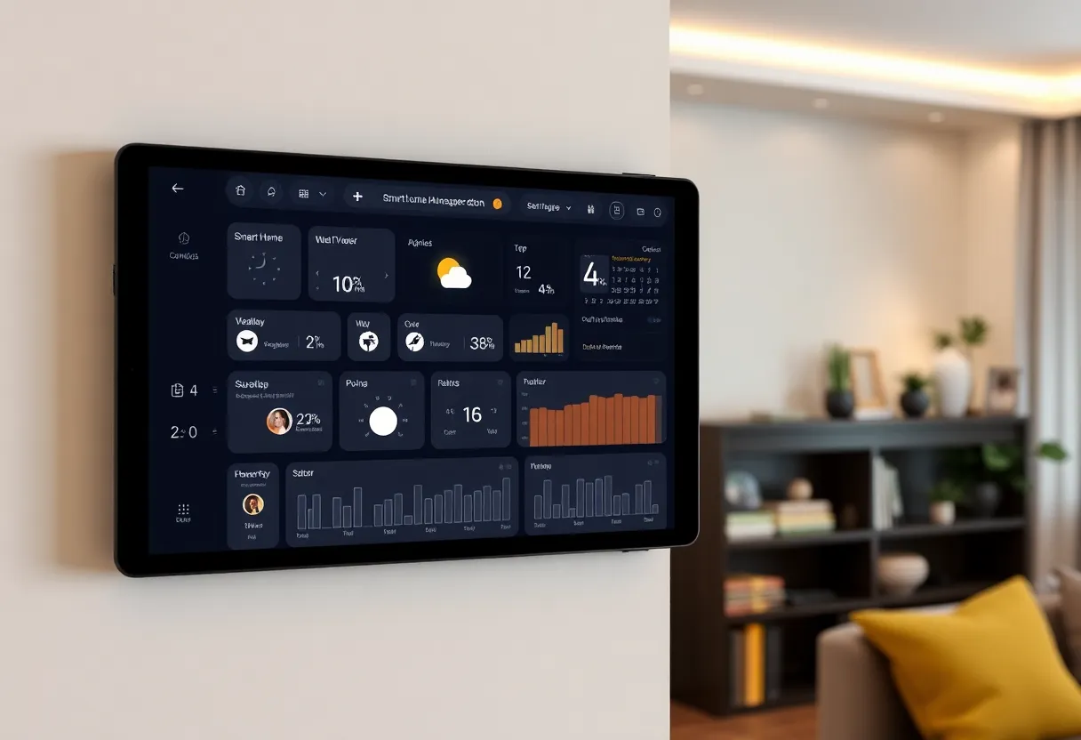 Home network diagram showing local device connections without external cloud dependency