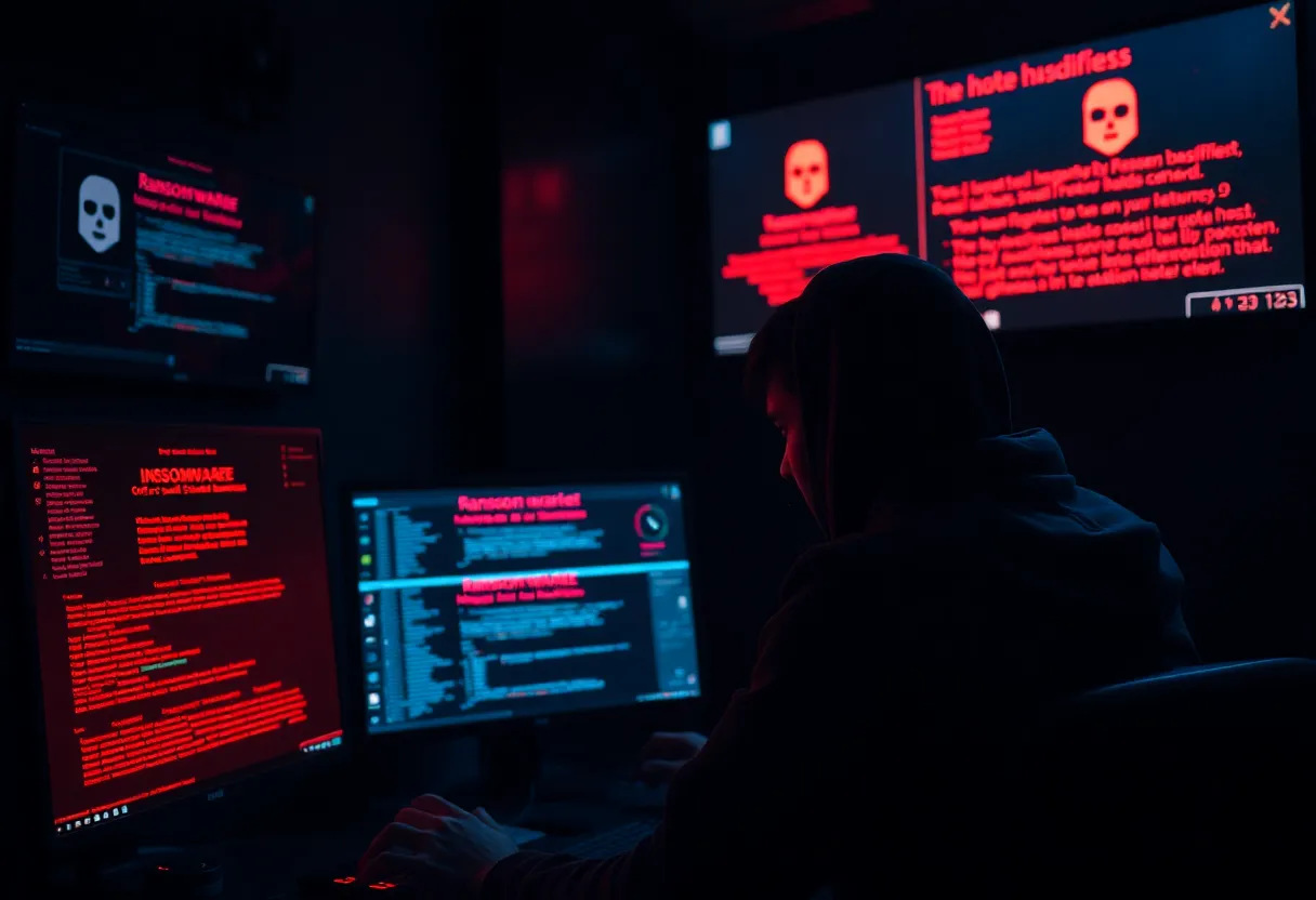 Network security diagram showing vulnerable entry points into a small business IT infrastructure