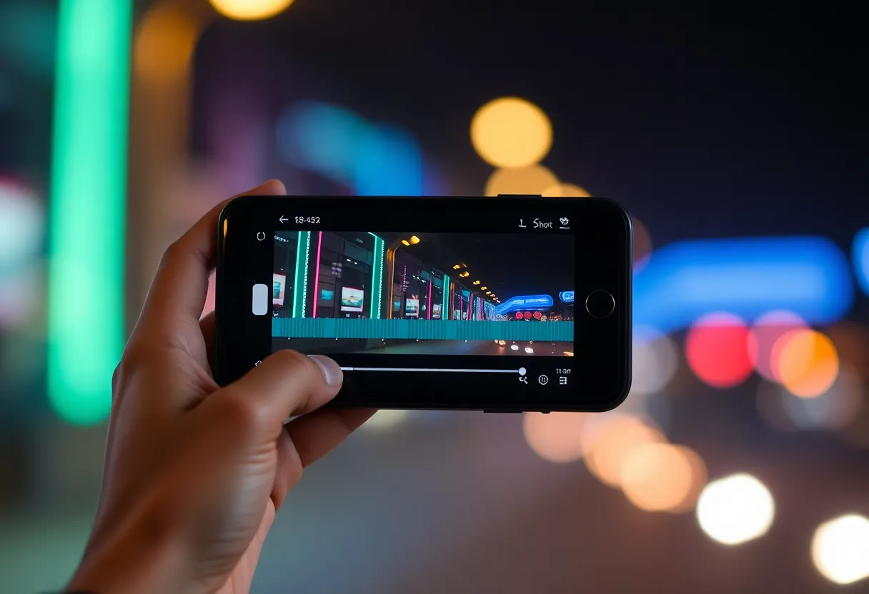 Phone screen showing vertical short-form video editing, representing clip-first distribution