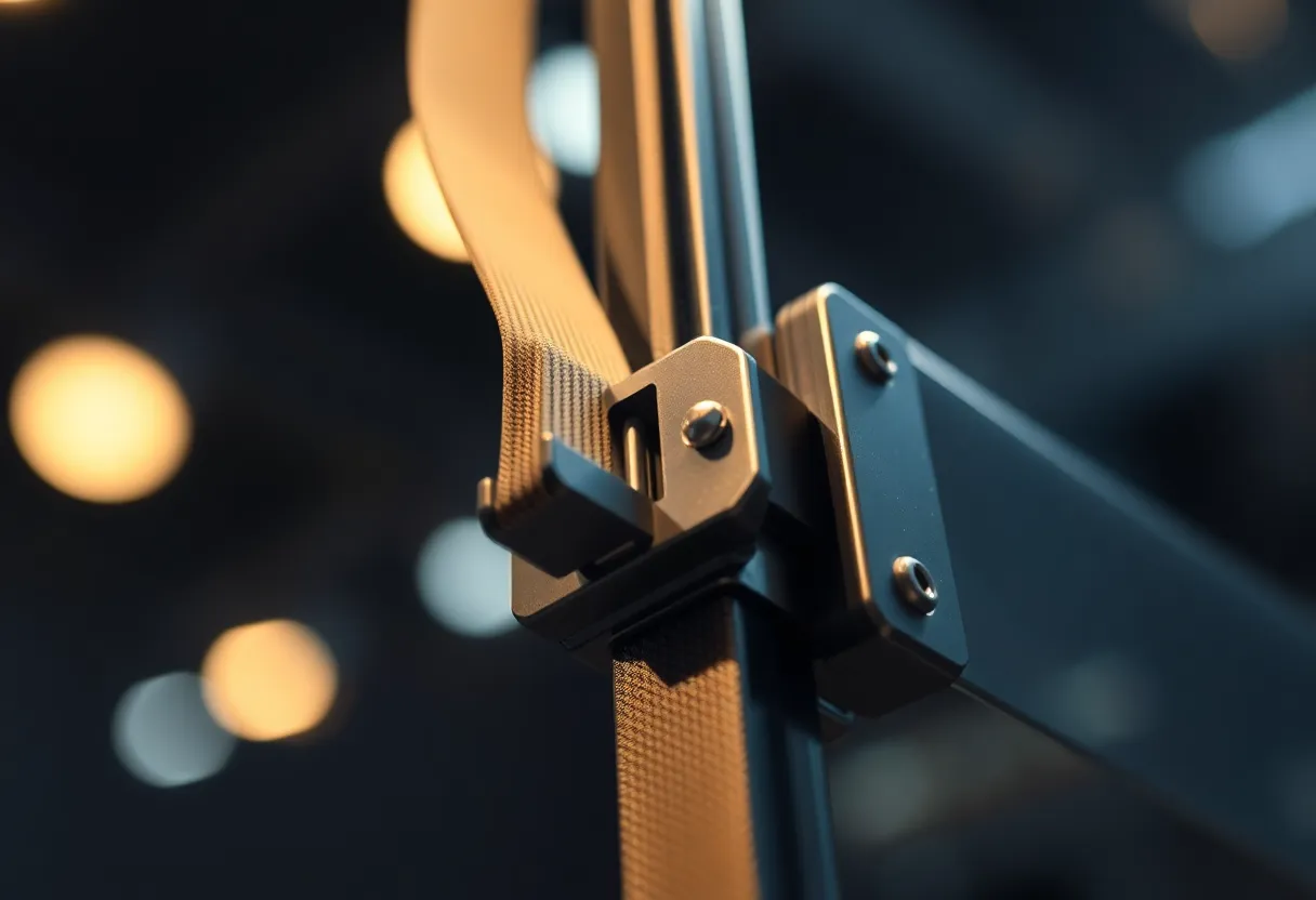 Macro detail of a flexible hinge, symbolizing mechanical durability concerns