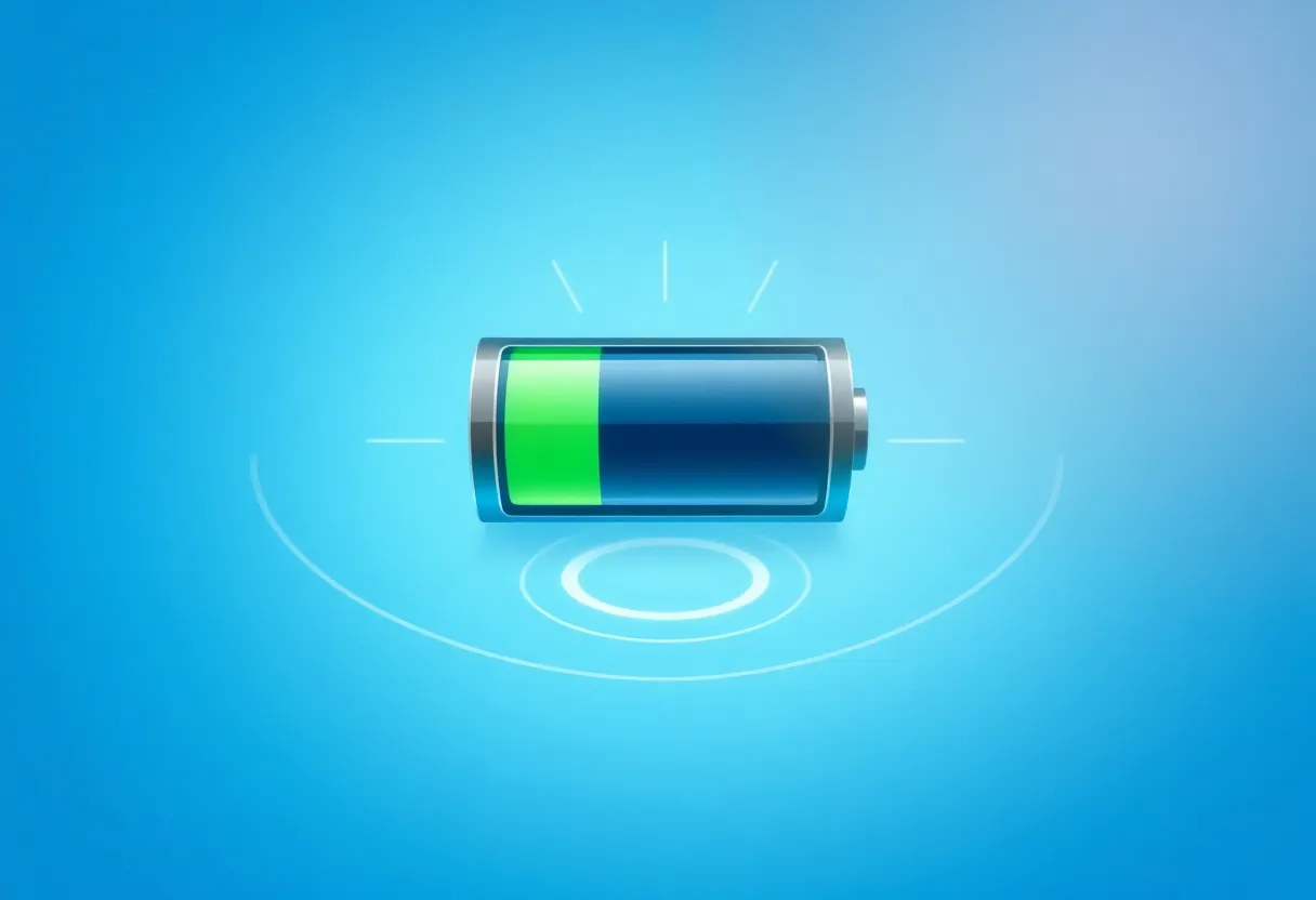 Diagram-style battery and wireless sensor concept