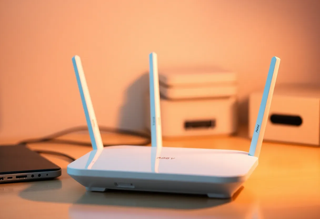 Router and smart home hub suggesting wireless coexistence