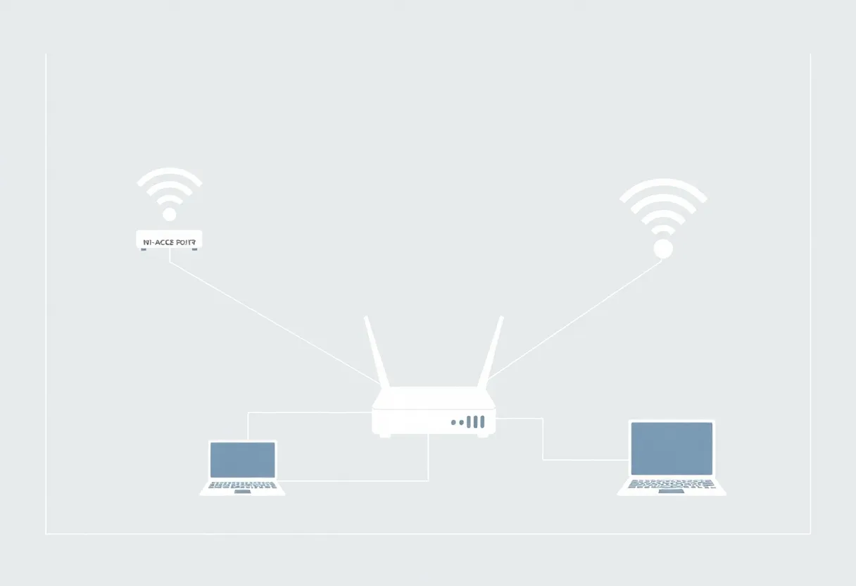 Infographic-style diagram of Thread border routers linking to Wi-Fi and smart devices