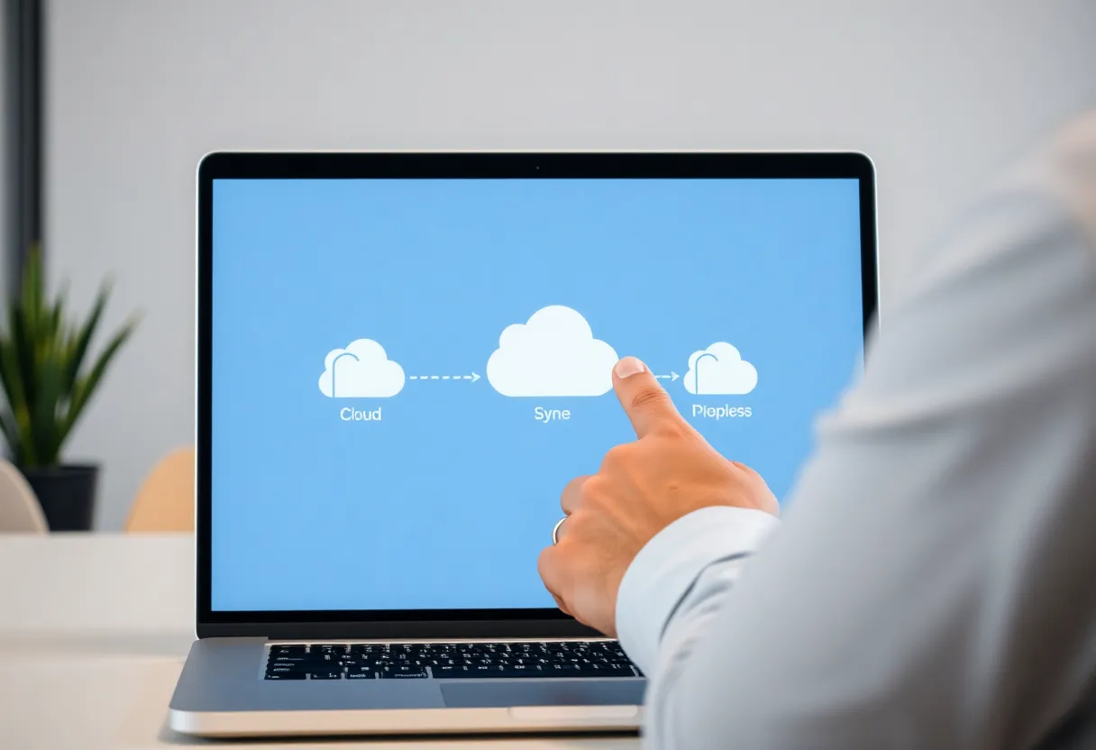 Working with multiple sync and folder options on a laptop