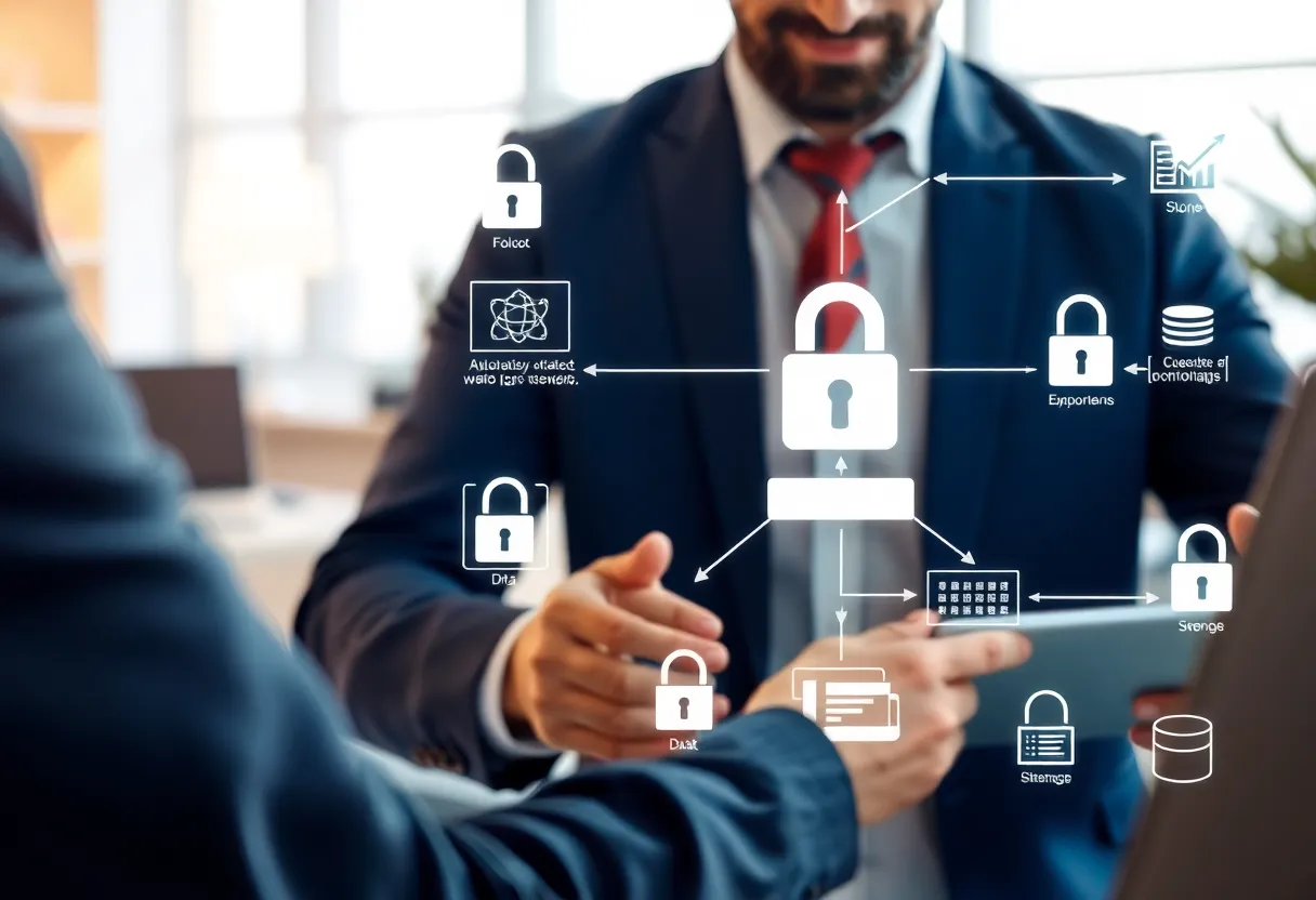 Layered security concept with multiple checkpoints along an automation path