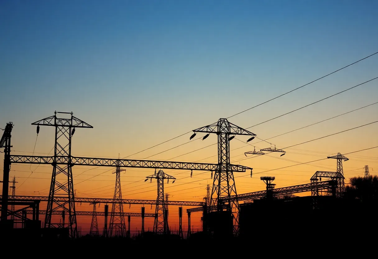 High voltage power infrastructure and transmission towers