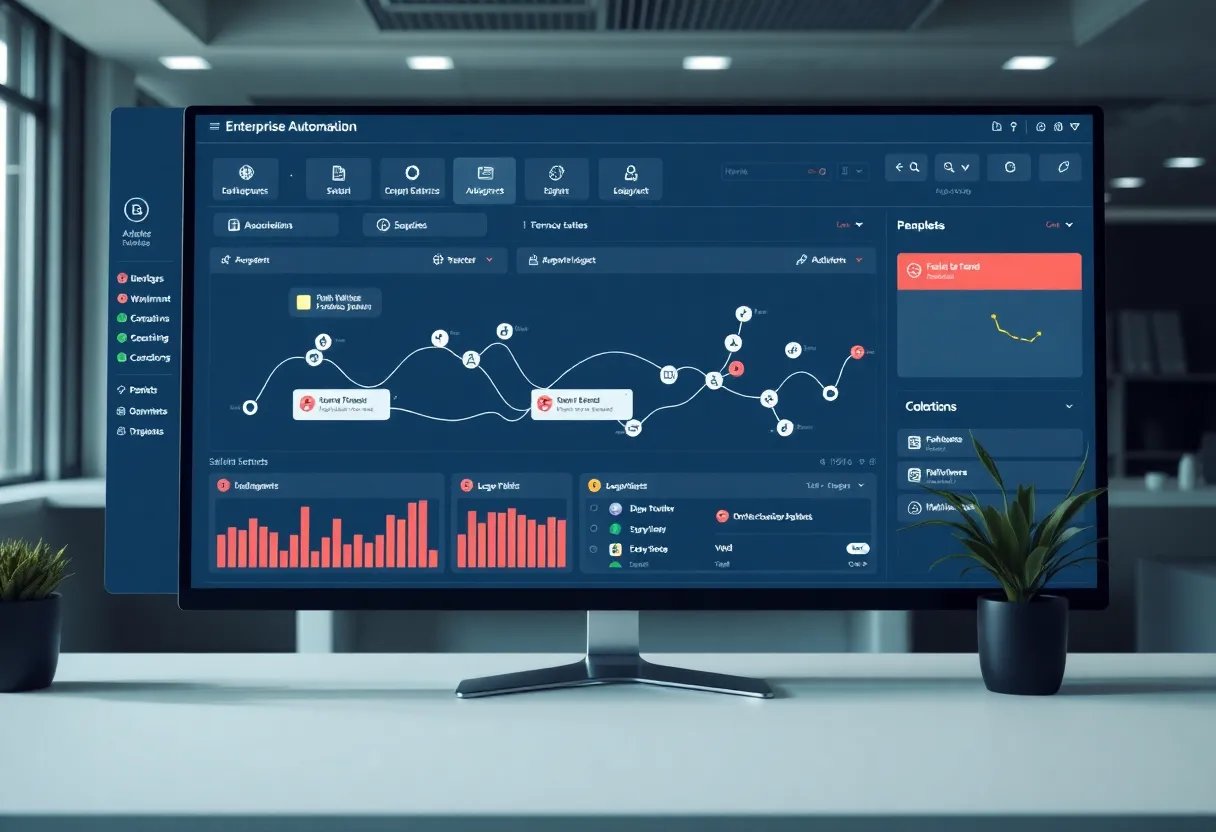 Contrasting deterministic workflow lines with fluid AI reasoning paths