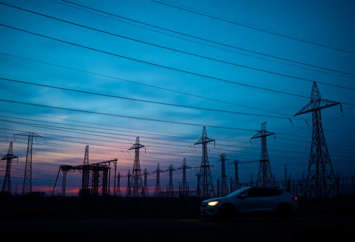 Contrasting controlled utility pilot lab with messy suburban garage wiring reality