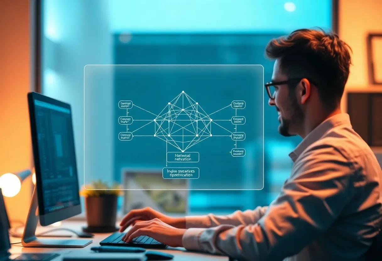 Conceptual contrast between large-scale training data and a streamlined inference step