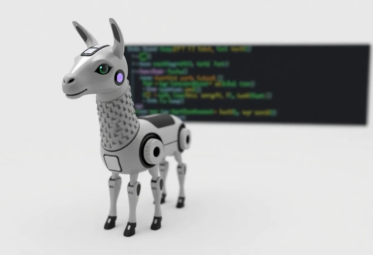 AI chatbot terminal running open source Llama model locally on command line Ollama