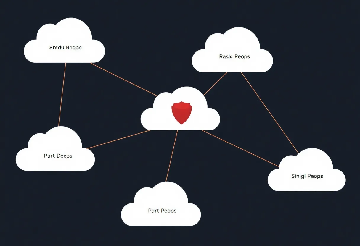 Peer-to-peer mesh network WireGuard encrypted tunnel connection nodes diagram