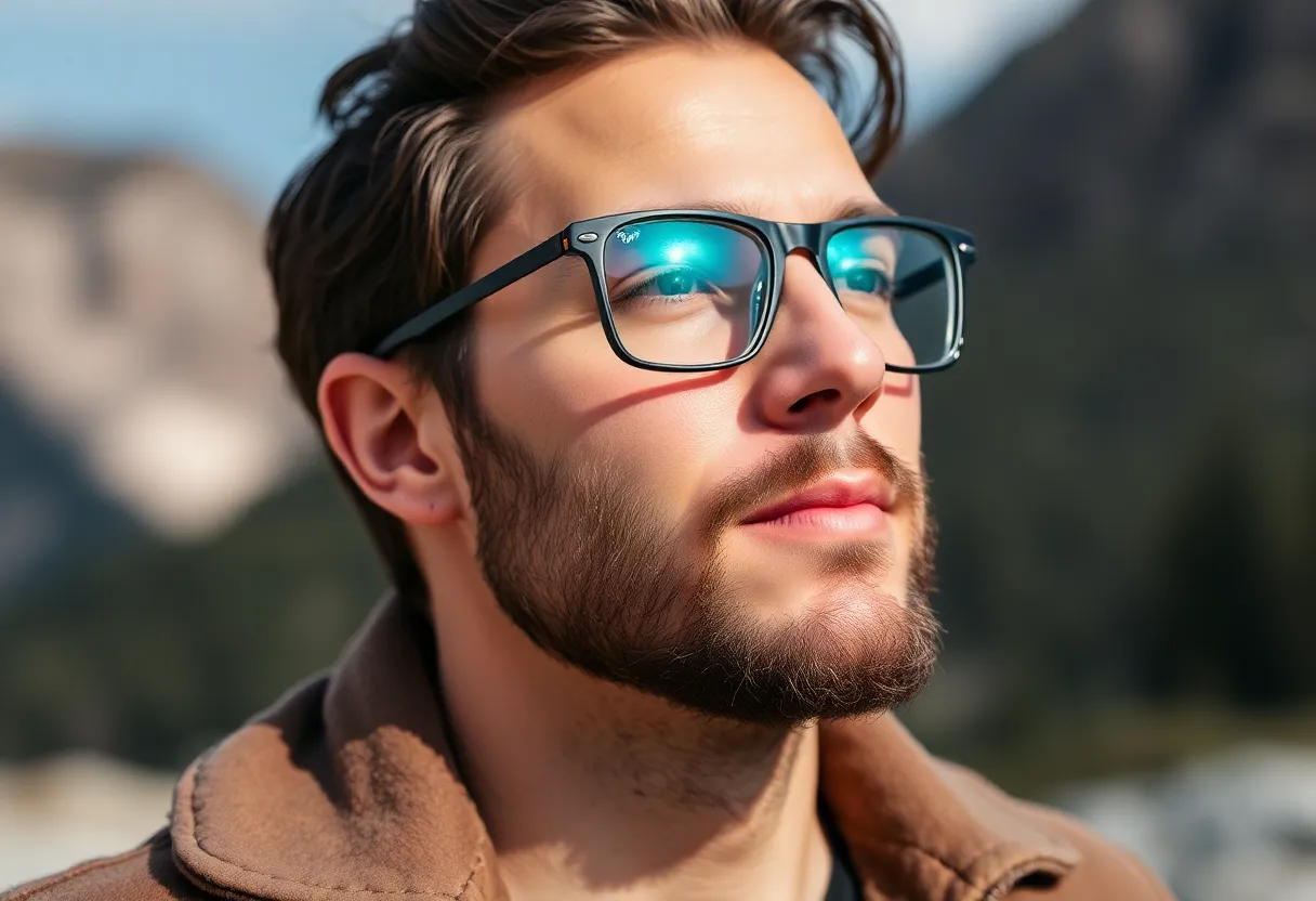 Meta Ray-Ban smart glasses worn outdoors person lifestyle daily wearable