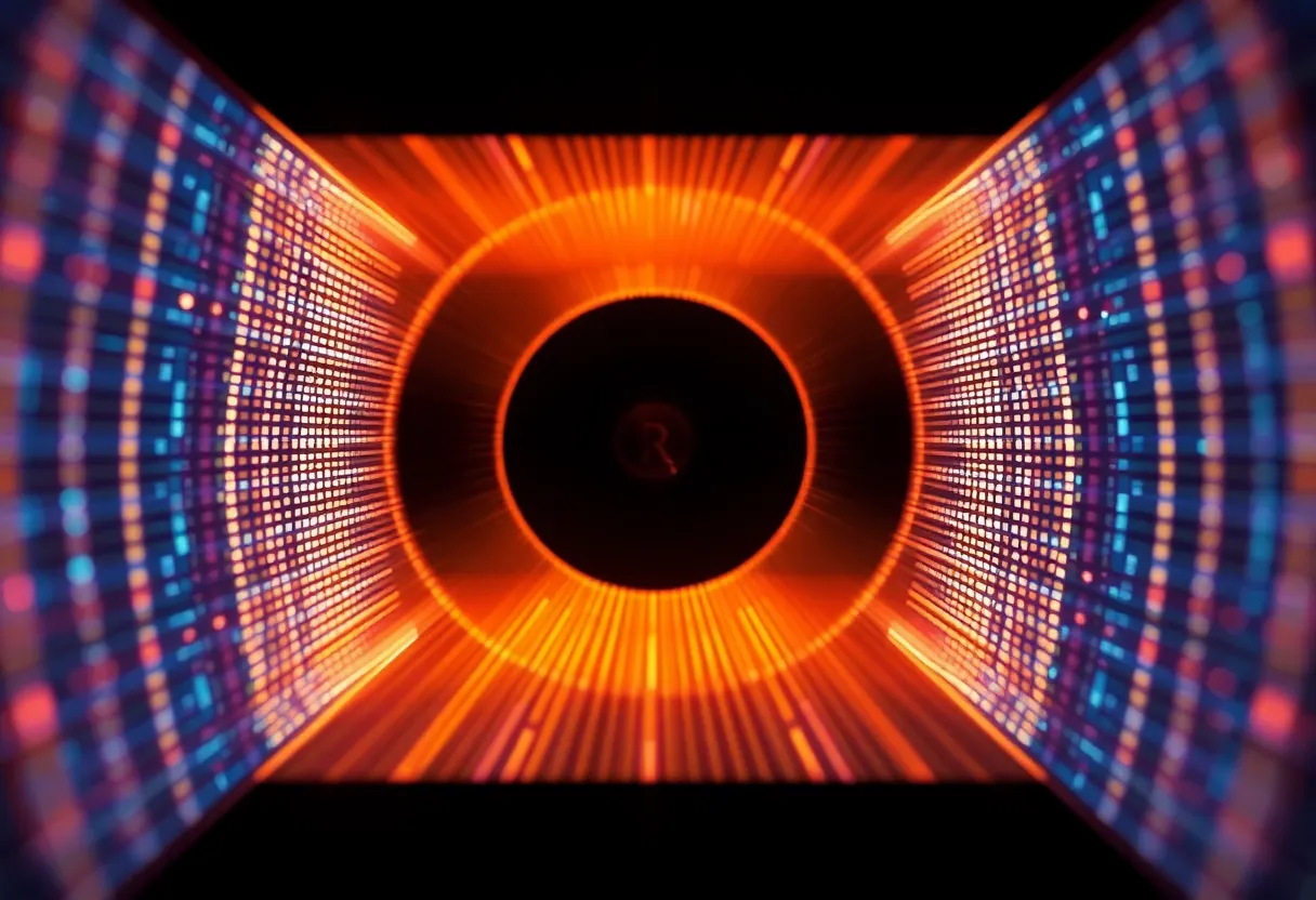 Waveguide AR optics holographic display lens close-up augmented reality projection