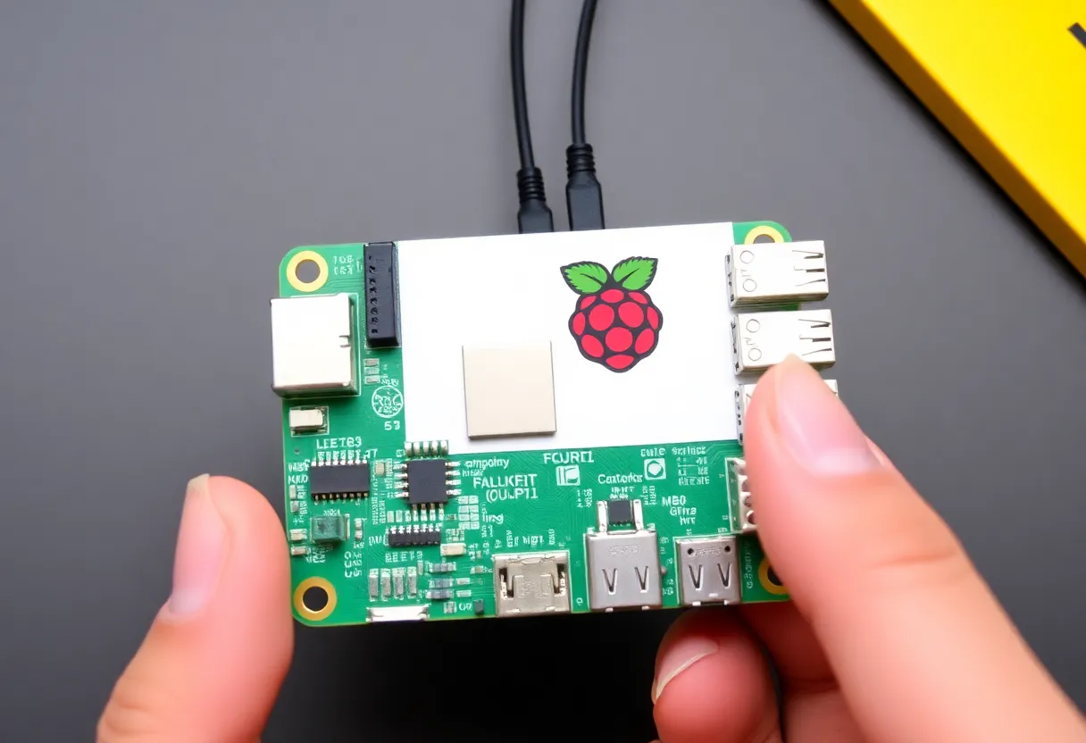 Raspberry Pi mini computer homelab project DIY electronics hobbyist