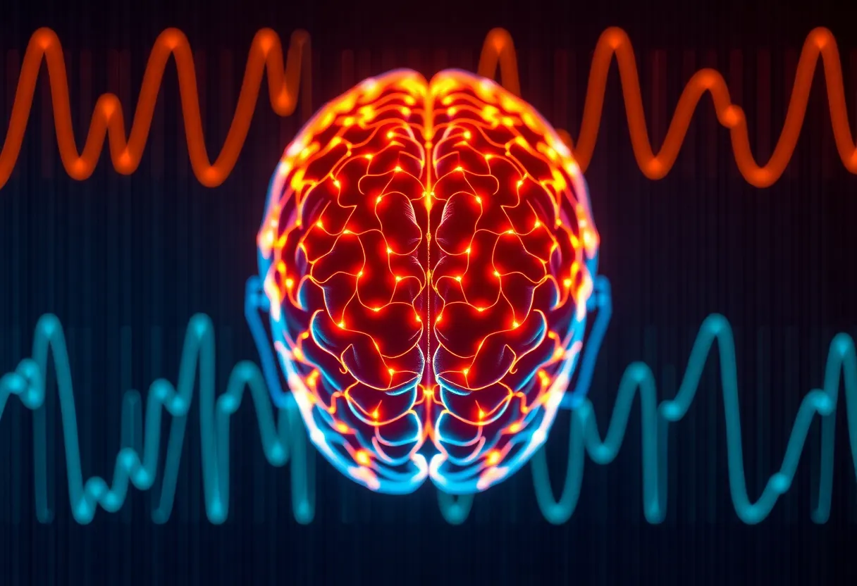 EEG brain scan neural activity electrode cap clinical research neuroscience lab