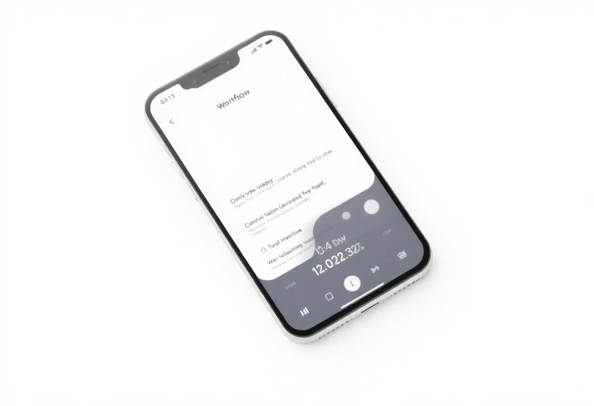 Productivity workflow phone app daily routine minimalist organized digital