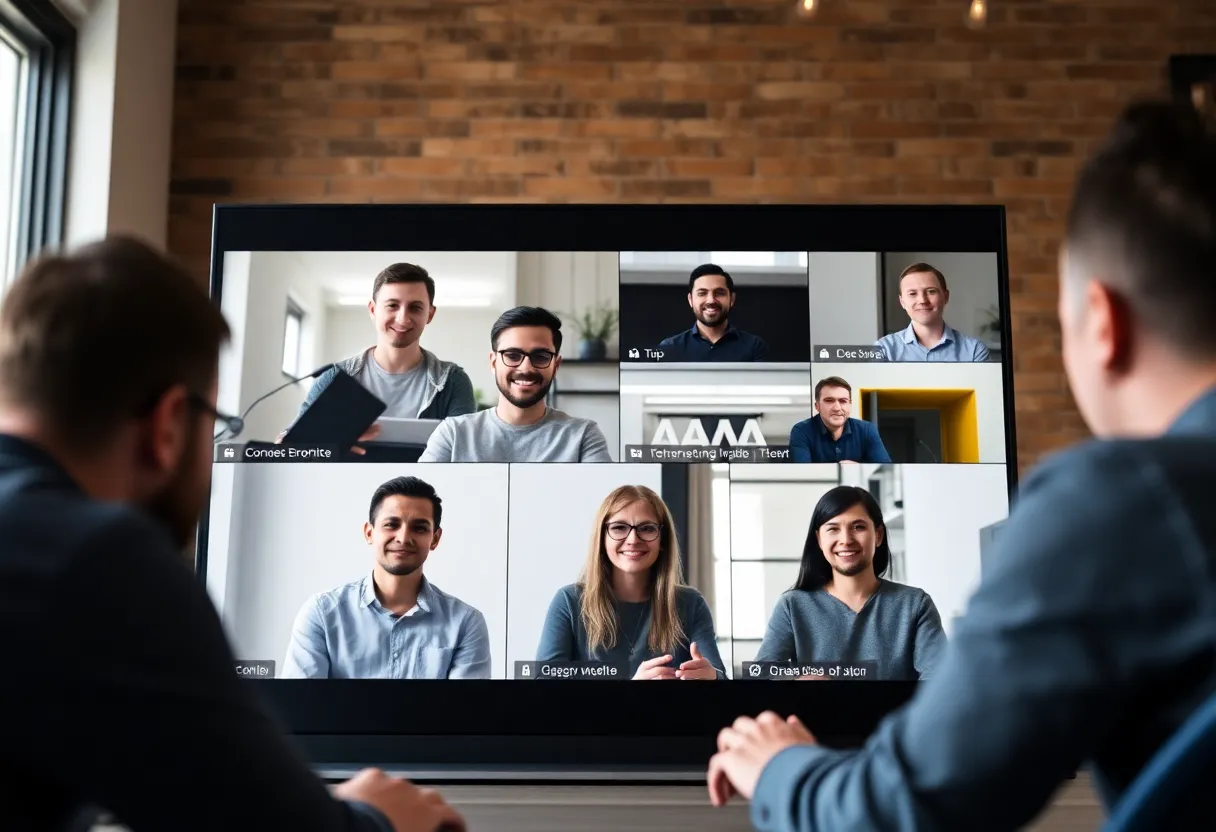 Developer video call virtual meeting screen share async remote team collaboration