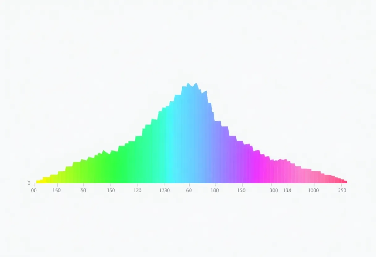 Radio spectrum frequency bands and wireless channel allocation diagram