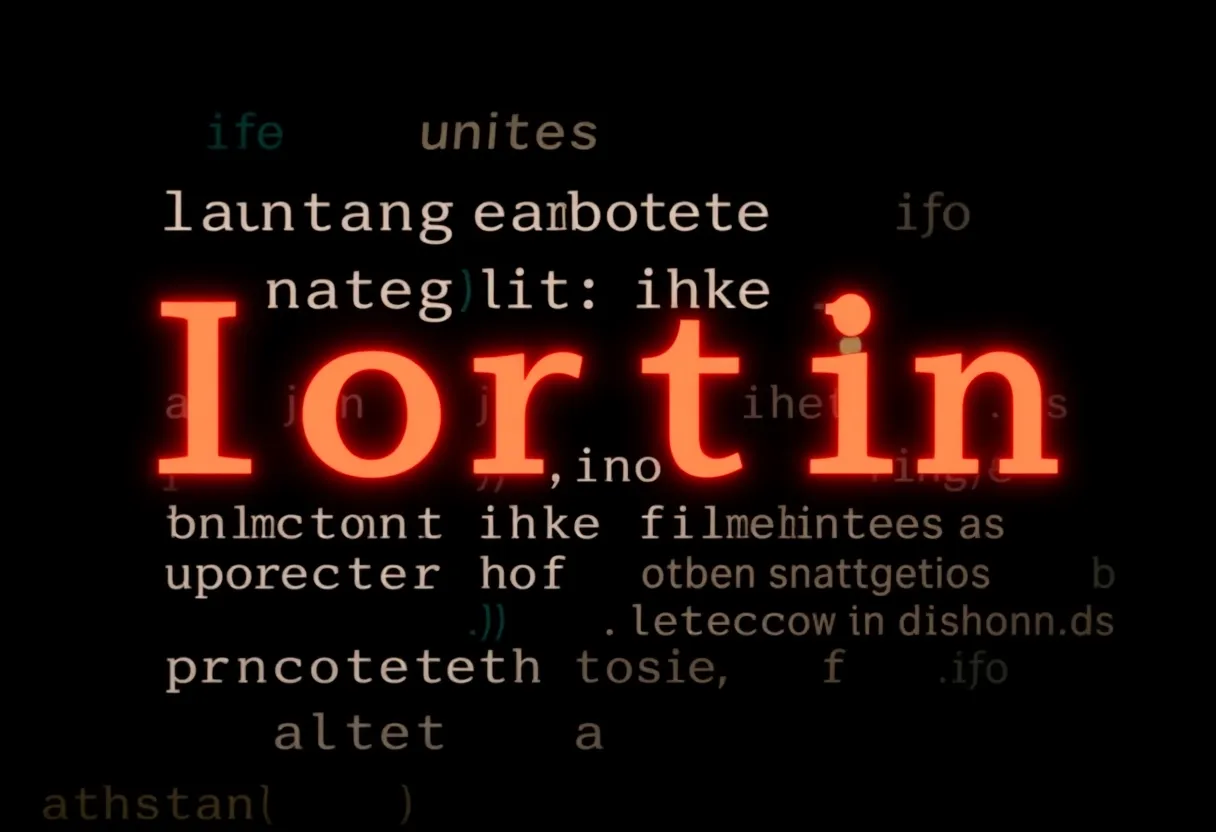 Token probability streams flowing through a language model neural network visualization