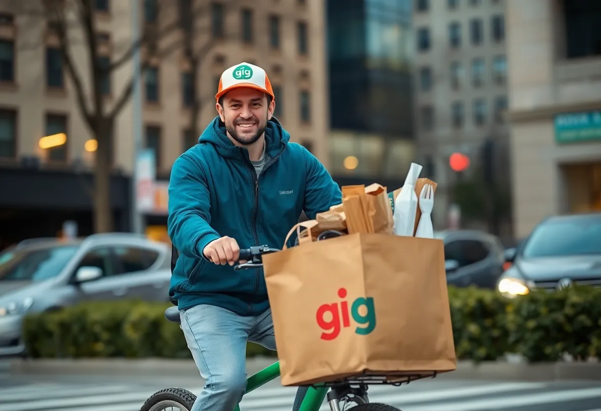 Uber and DoorDash app analytics showing gig worker utilization rates and supply demand balance in platform economy