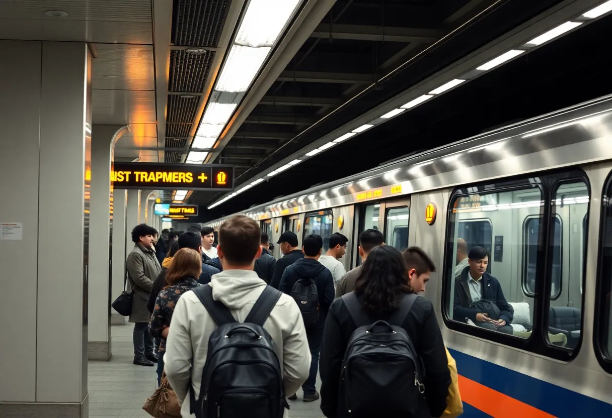 Tokyo subway frequency board showing trains every 3 minutes versus American light rail schedule showing 20 minute gaps