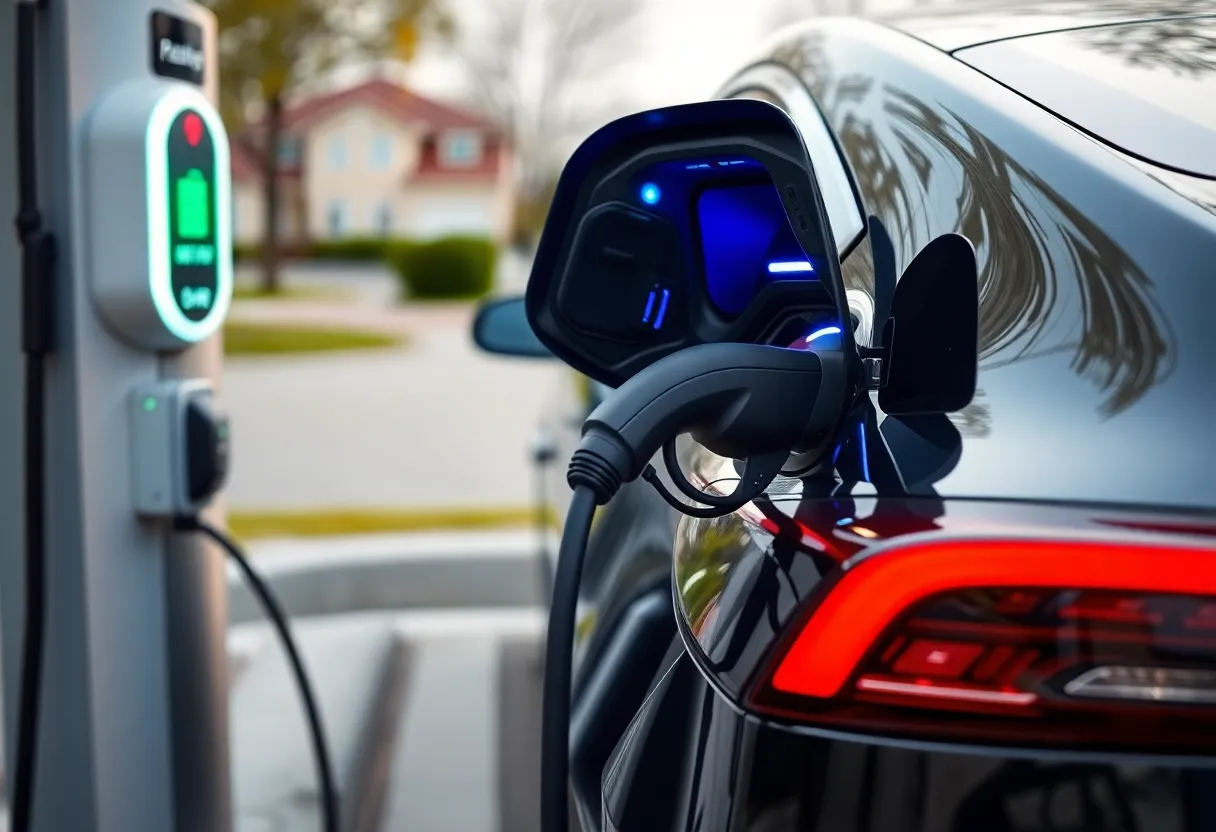 EV charging curve graph showing power delivery vs battery state of charge with peak and taper phases