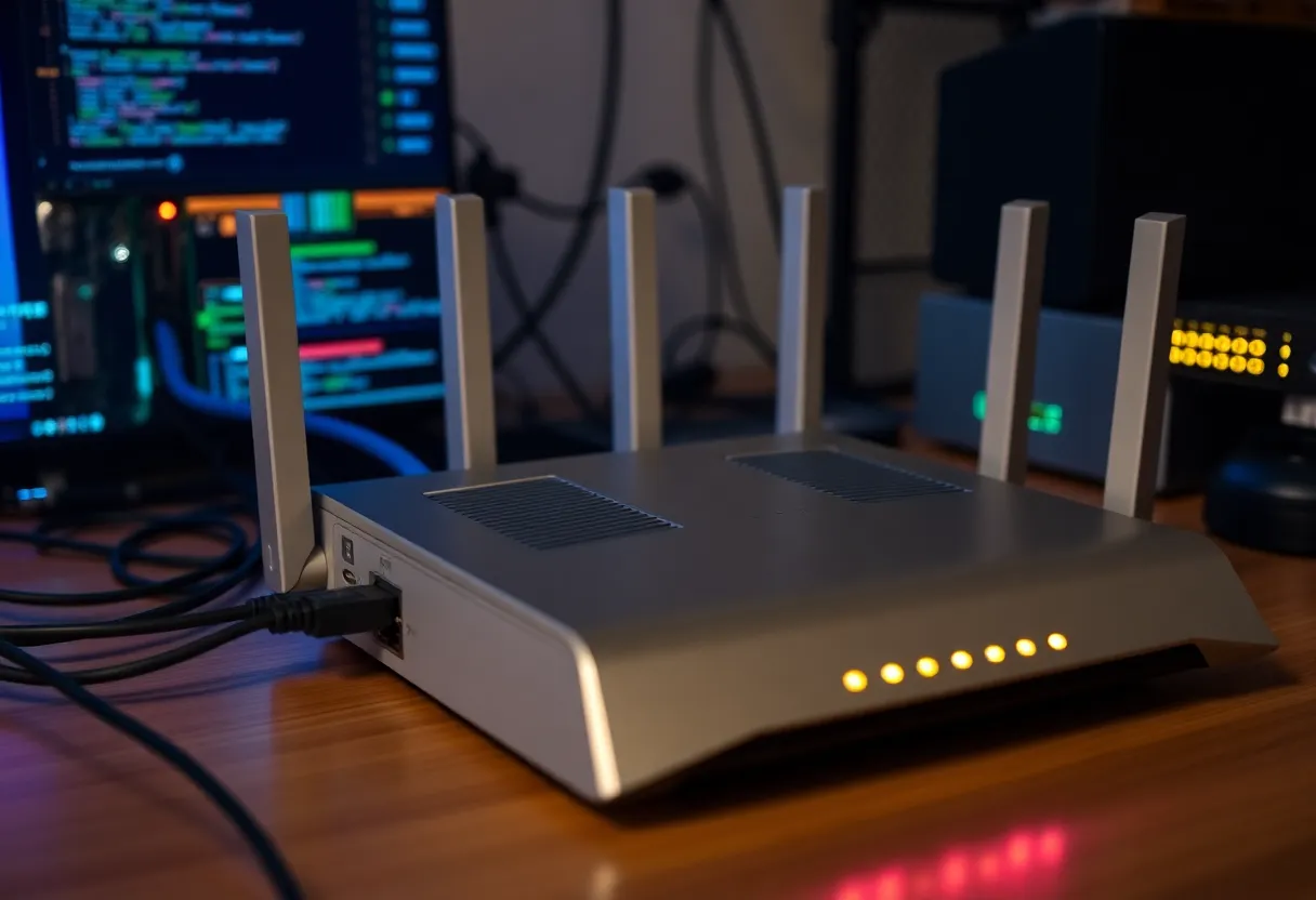 Comparison table showing vendor firmware end of life versus OpenWrt active support for same router hardware