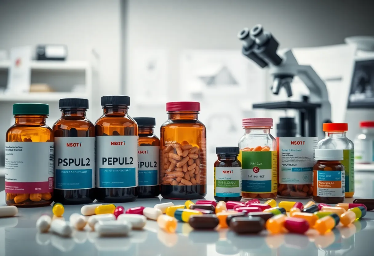 Person reviewing supplement labels and comparing ingredients against research papers
