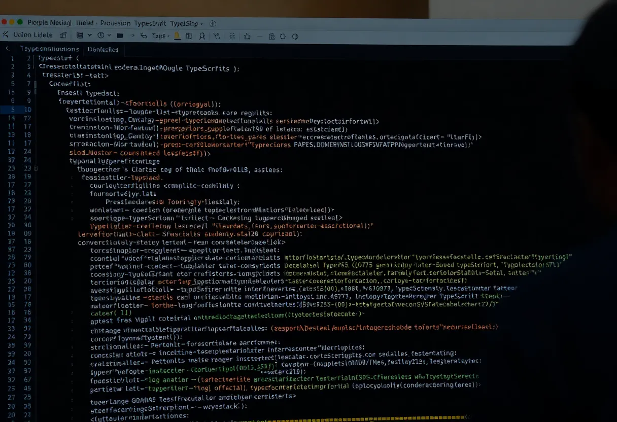 TypeScript error messages in VS Code showing compile-time type checking catching potential runtime errors before deployment