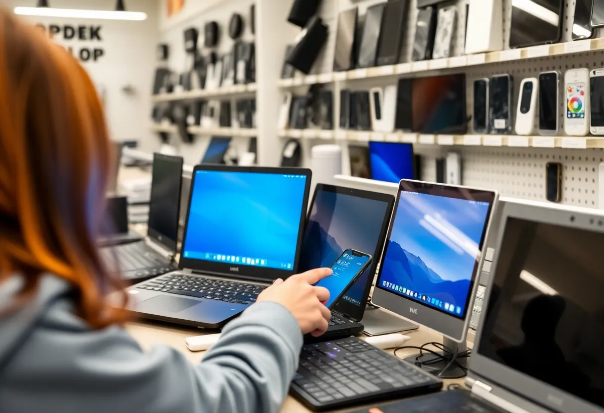 Refurbished MacBook Air showing Apple certified refurbished product quality inspection and warranty documentation